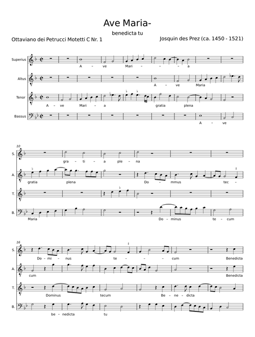 Ave Maria - Josquin des Prez