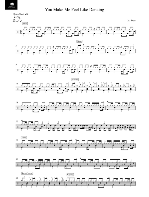 You Make Me Feel Like Dancing (Arr. Drum Sheet MX) - Leo Sayer (Drums)