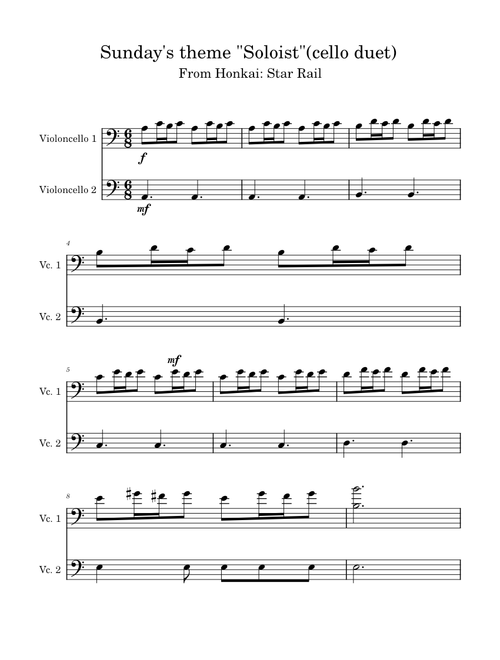 "Soloist" - Sunday Theme – HOYO-MiX