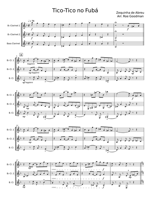 Tico Tico / J.Iveson 金管10重奏楽譜 Tico Tico / J.Iveson 金管10重奏楽譜 - メルカリ