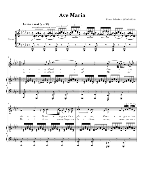 Ave Maria - Franz Schubert - 1825 – danielsolino