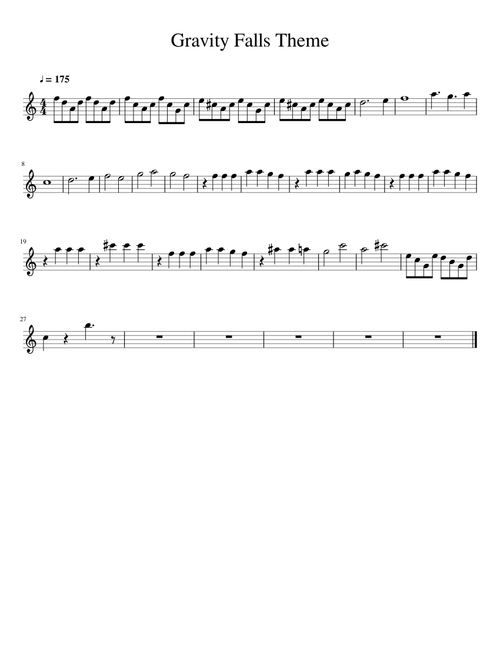 Gravity Falls Theme