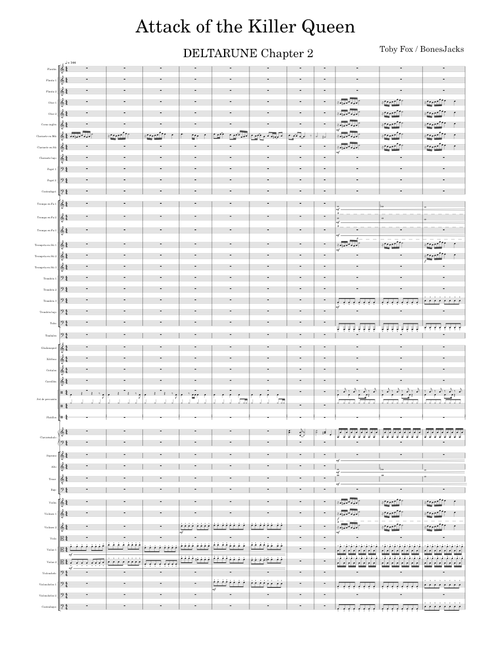 Attack of The Killer Queen – Toby Fox Attack of The Killer Queen - Orchesta