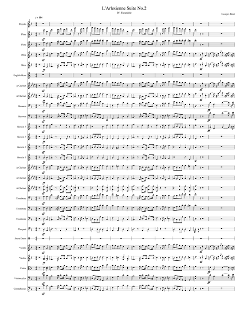 L'Arlesienne Suite No.2 IV. Farandole