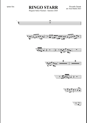 Ringo Starr – Riccardo Zanotti Sheet Music for Trombone, Tuba, Flute ...