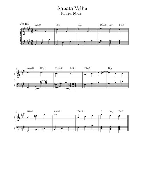 Sapato Velho – Roupa Nova