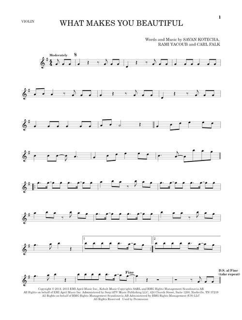 What Makes You Beautiful - One Direction (Violin Solo)