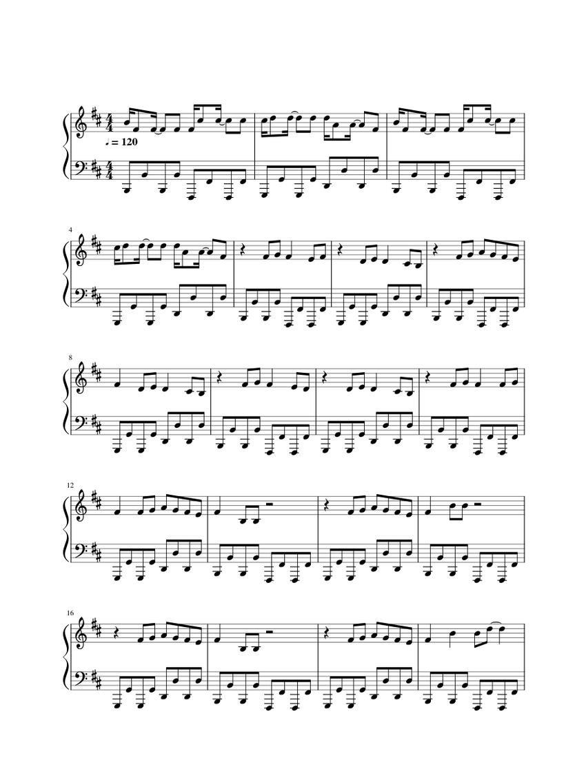 Ты не верь слезам - Шура piano tutorial Sheet Music for Piano (Solo ...