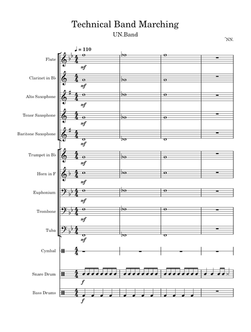 Technical Marching or Concert Band  VOL.1