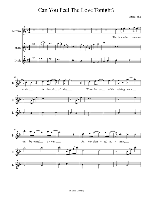 Can You Feel the Love Tonight - Elton John