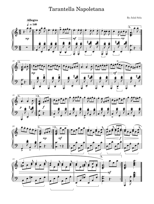 Tarantella Napoletana – Misc tunes