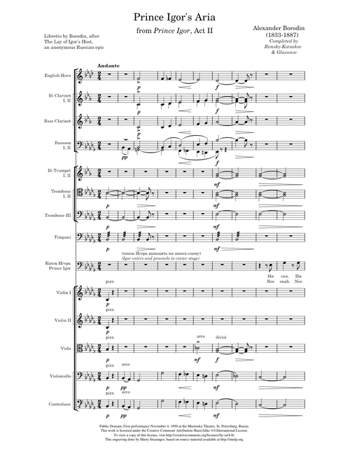 Prince Igor- Igor's Aria