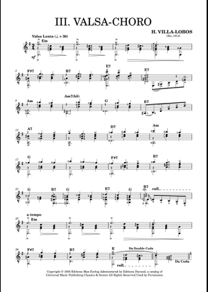 Suite populaire bresilienne no 1 mazurka - Heitor Villa-Lobos