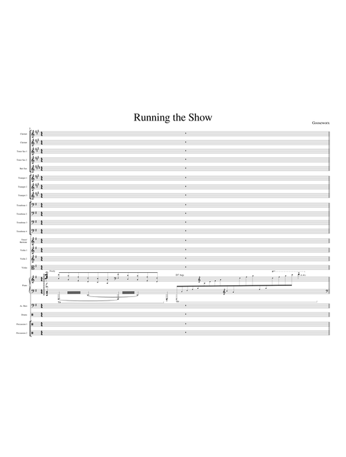 The One Who's Running The Show (transcription) | Gooseworx