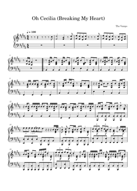 Free The Vamps sheet music | Download PDF or print on MuseScore.com