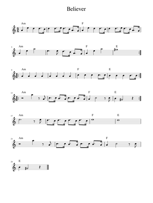 Believer – Imagine Dragons