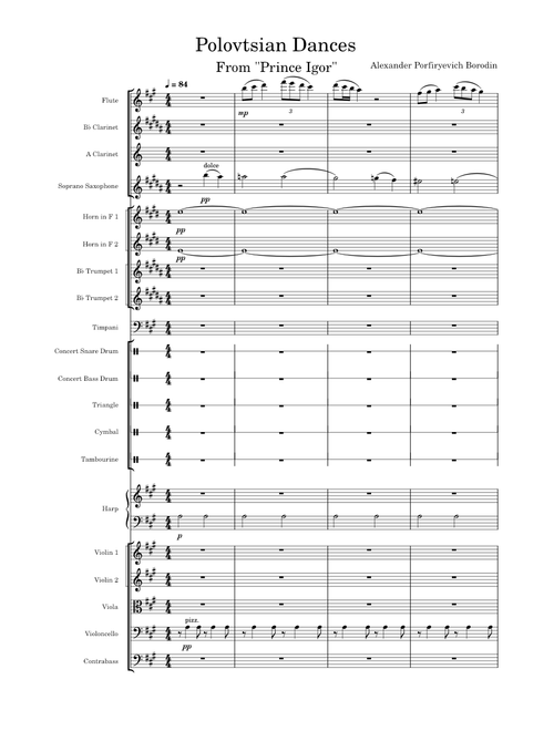 Polovtsian Dances from Opera "Prince Igor" – Aleksandr Borodin