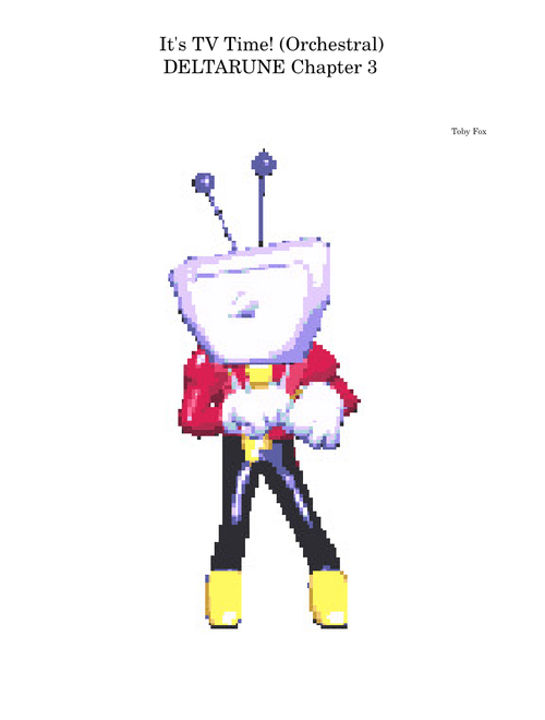 It's TV Time! - Deltarune Chapter 3 – Toby Fox