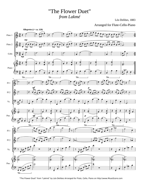 "The Flower Duet" from Lakmé