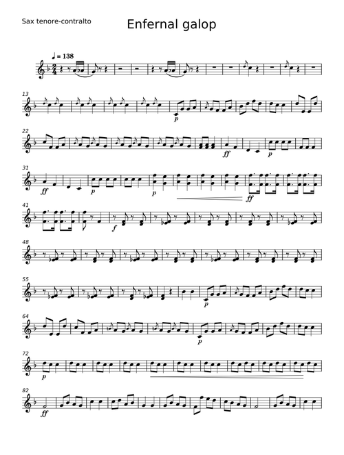 Enfernal galop - Jacques Offenbach