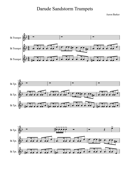 Darude Sandstorm Trumpets
