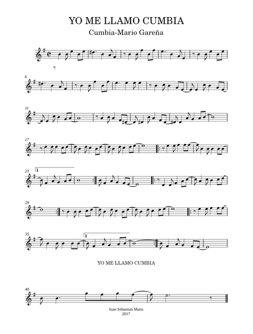 Yo me llamo cumbia – Mario Gareña