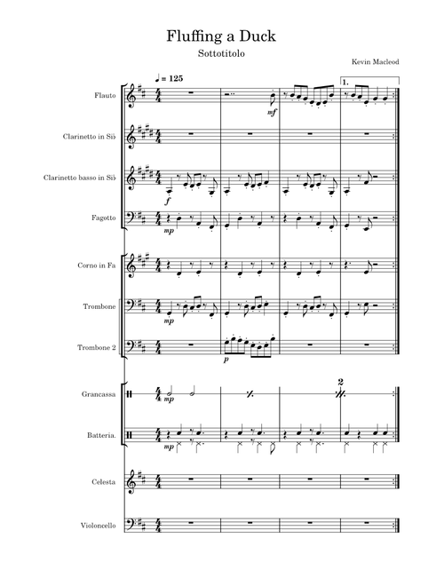 Fluffing A Duck – Kevin MacLeod