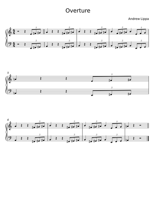 The Addams Family Overture - Andrew Lippa