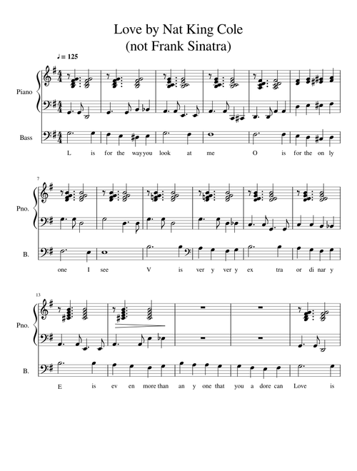 L.o.v.e by Nat King Cole