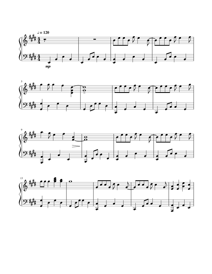 Just Monica - A DDLC Song Sheet music for Piano (Solo) | Musescore.com