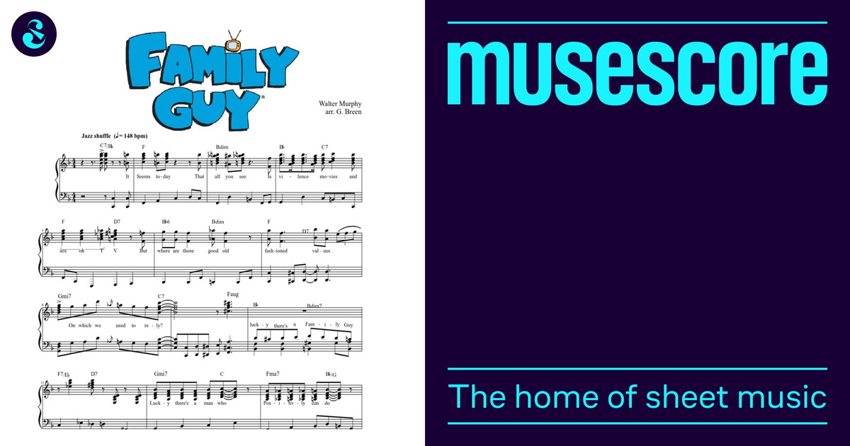 TV Theme from Family Guy Sheet music for Piano (Solo)