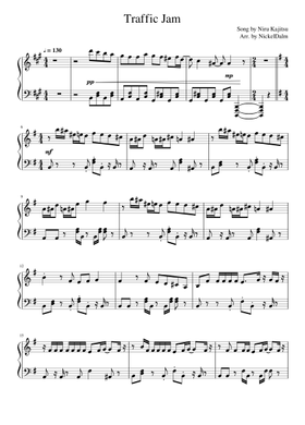 Free Traffic Jam by 煮ル果実 sheet music | Download PDF or print