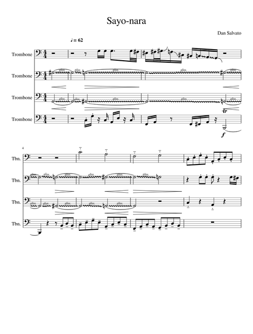 Sayo-nara (trombone)