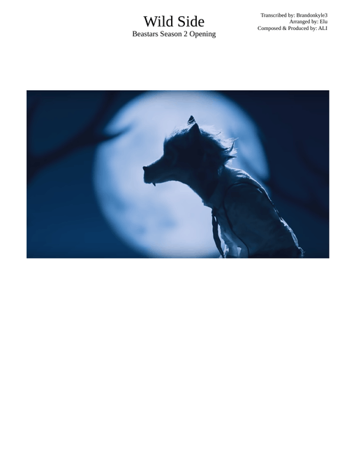 Wild Side - Beastars Opening