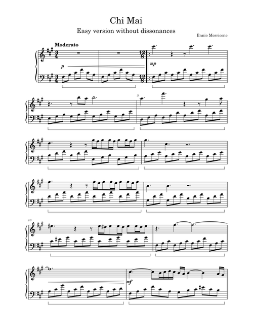 Chi Mai - Ennio Morricone Easy Version