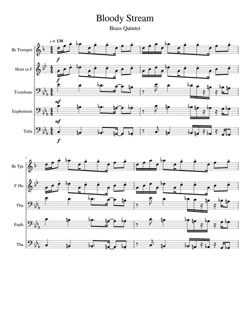 Bloody Stream - Brass Quintet