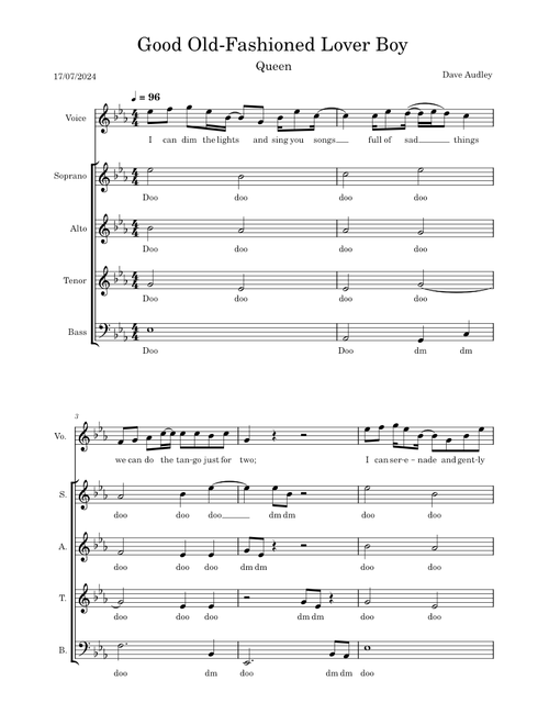 Good old-fashioned lover boy – Queen