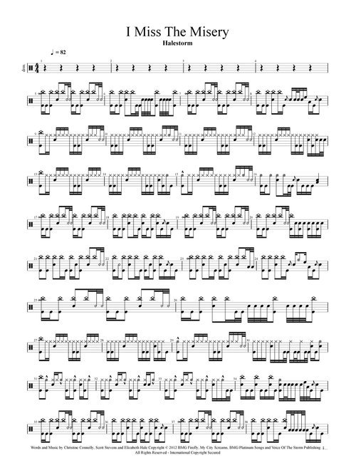 I Miss The Misery (Arr. Cyril Mayer) - Scott Stevens, Christine Connolly, Elizabeth Hale (Drums)