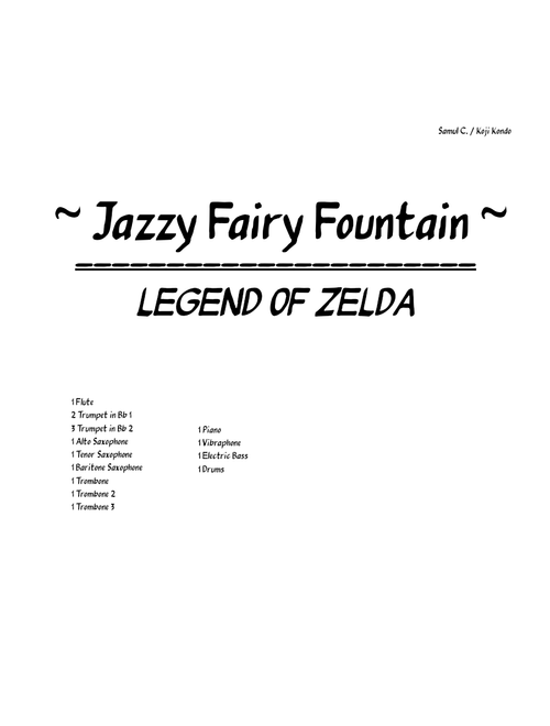 Great Fairy's Fountain – Koji Kondo ~Jazzy Fairy Fountain~