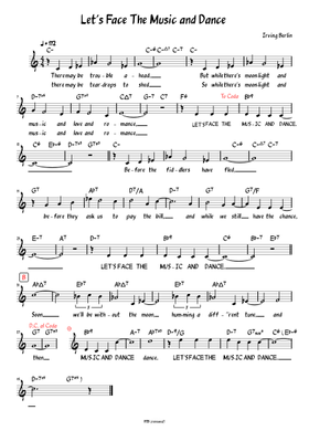 Free Let's Face The Music And Dance by Dick Hyman, Irving Berlin