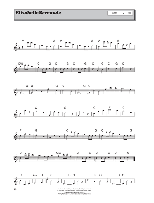 Elizabethan Serenade - Ronald Binge (Lead Sheet - Fake Book)