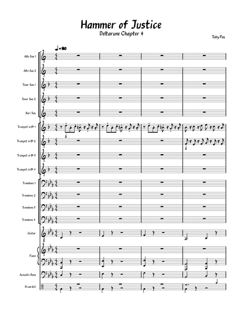 Hammer of Justice (Big Band Cover)