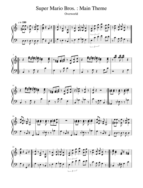 Super Mario Bros. - Main Theme