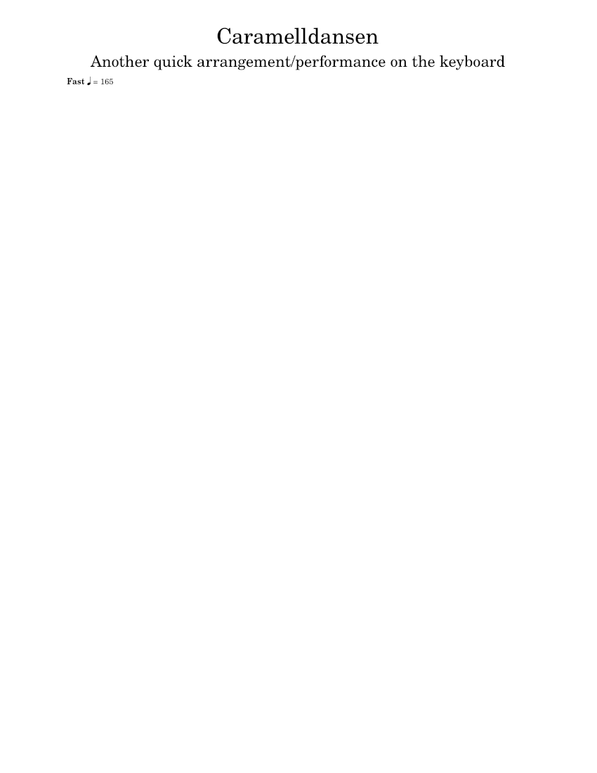 Caramelldansen Caramell piano tutorial