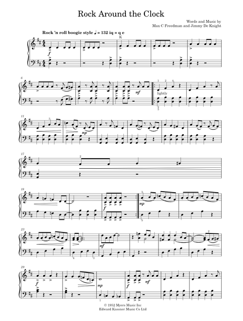 Rock Around The Clock - Bill Haley & His Comets (Solo)