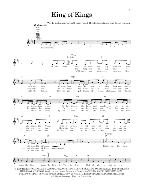 King Of Kings - Hillsong Worship (Easy Guitar)