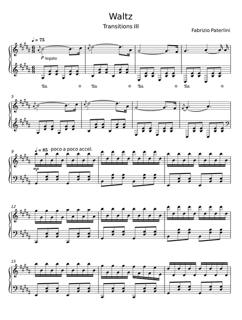 Waltz - Fabrizio Paterlini