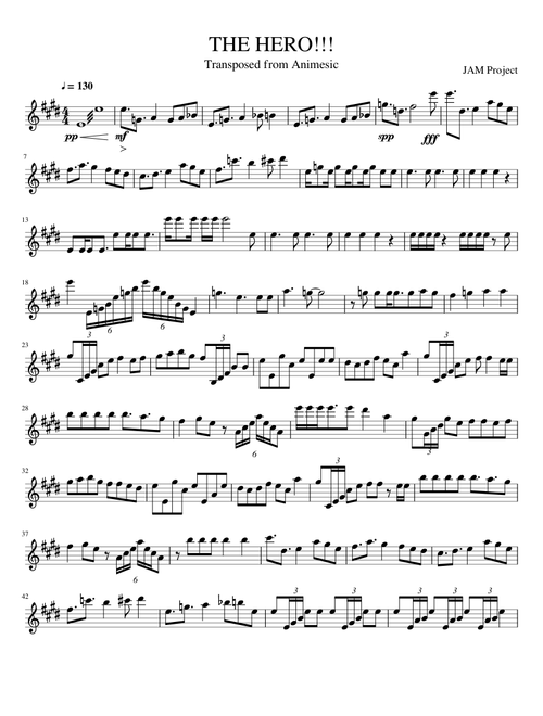 THE HERO!!! Tenor Sax Solo