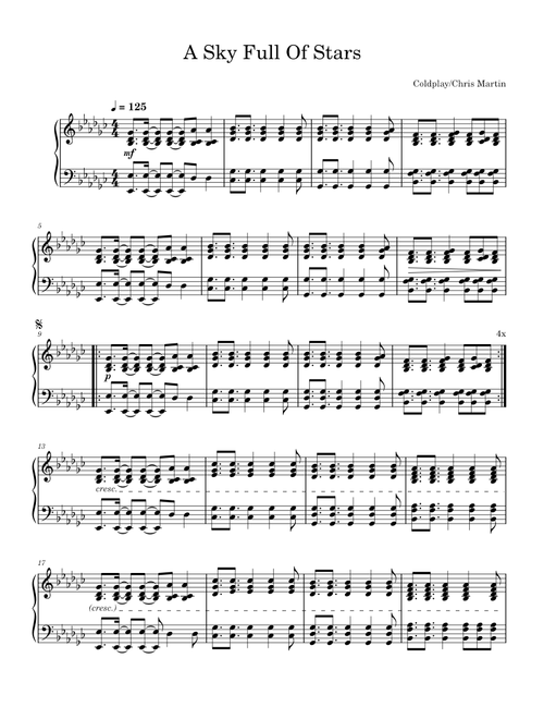 A Sky Full Of Stars - Coldplay