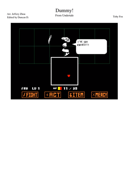 Dummy! (Undertale)